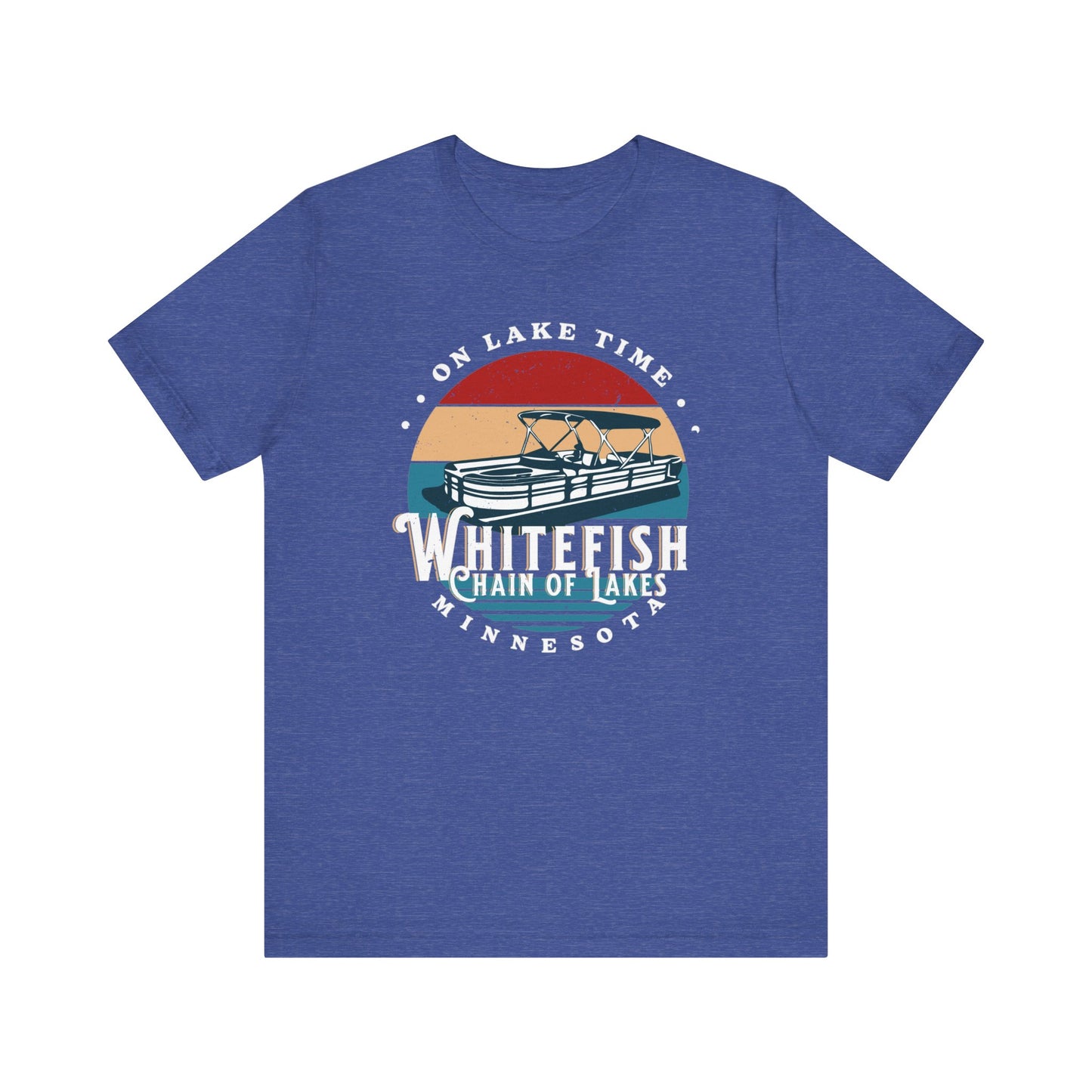 White Fish Chain Of Lakes On Lake Time Tshirt