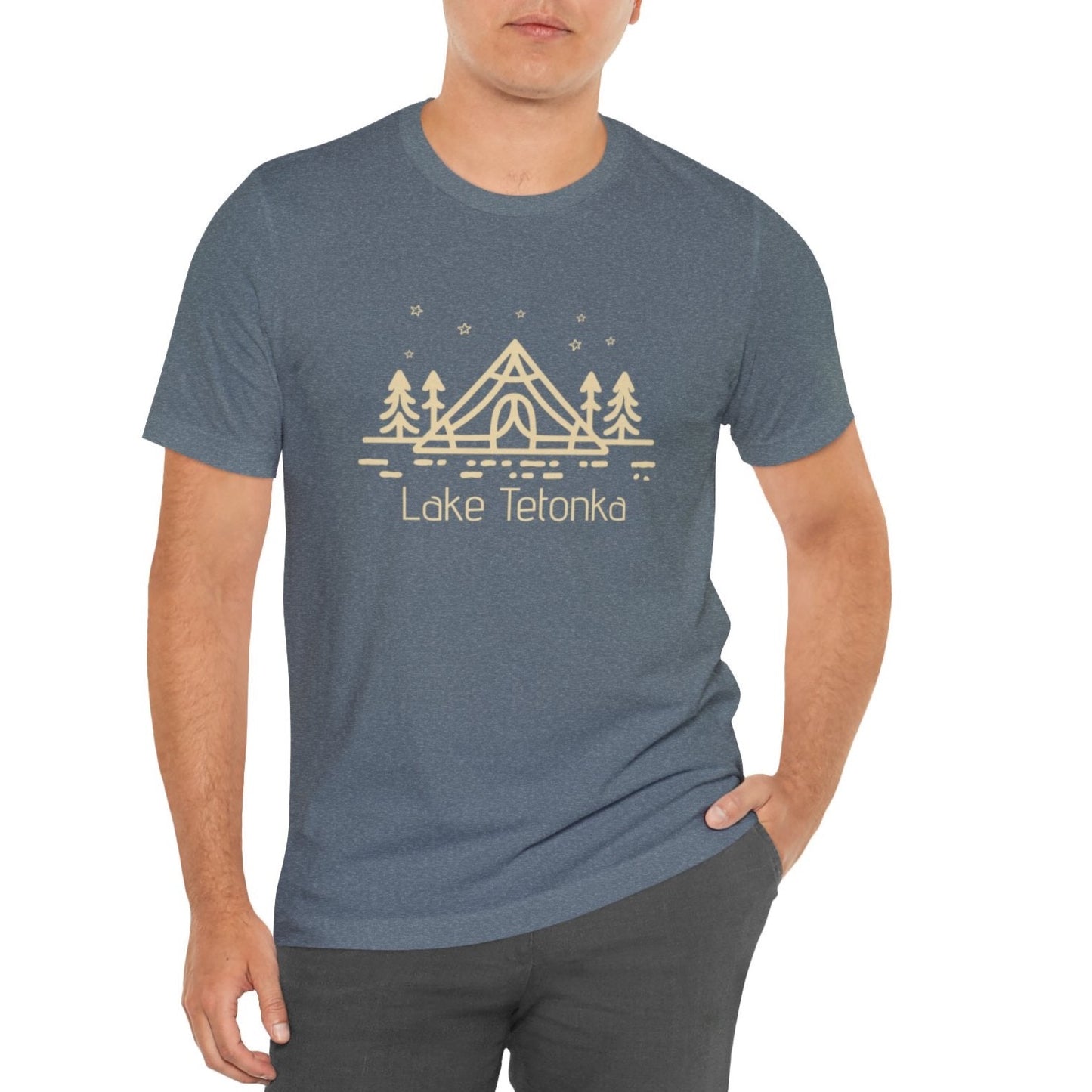 Lake Tetonka Tent and Stars | Tee
