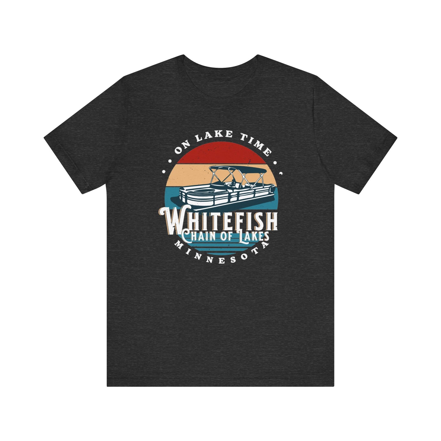 White Fish Chain Of Lakes On Lake Time Tshirt