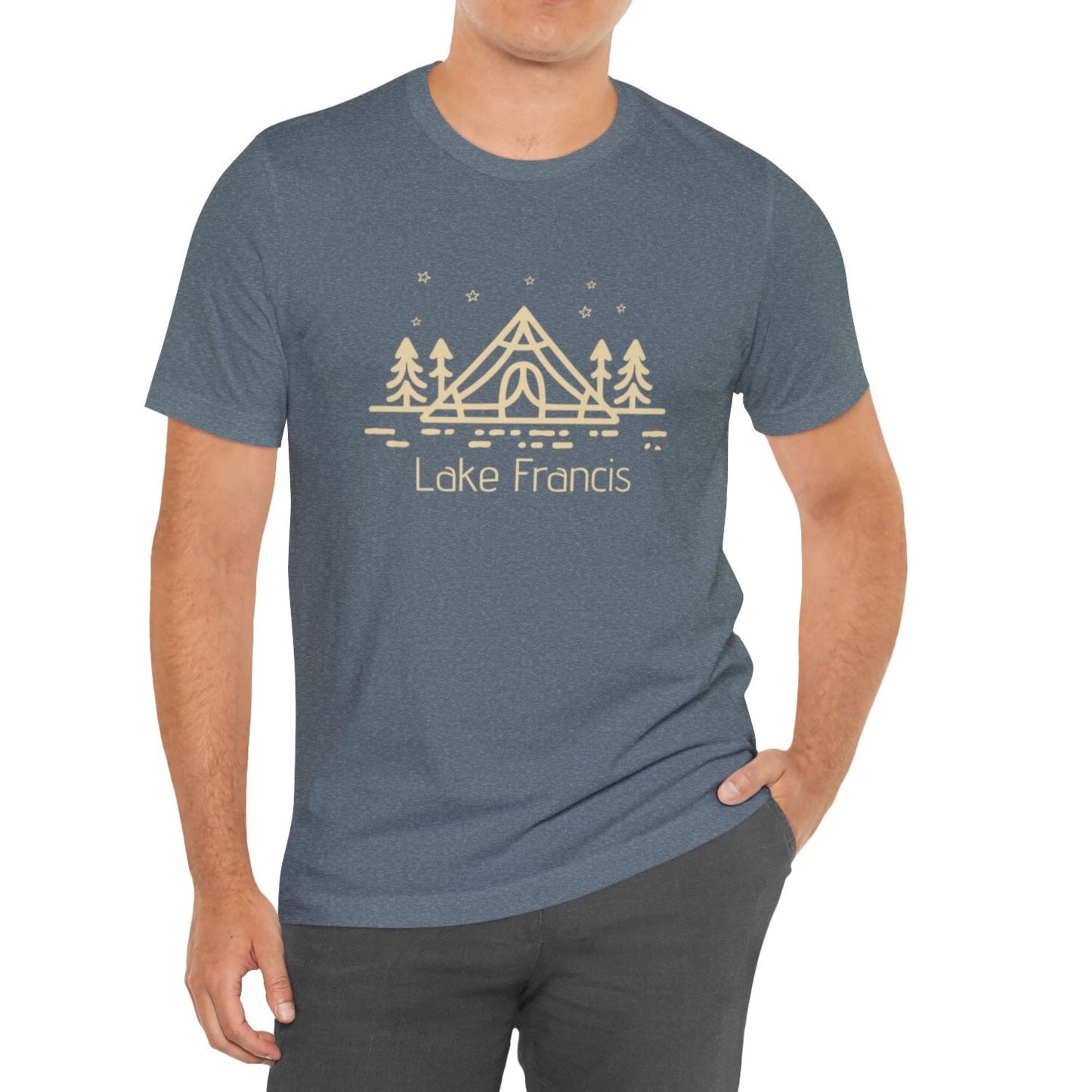 Lake Francis Tent and Stars | Tee