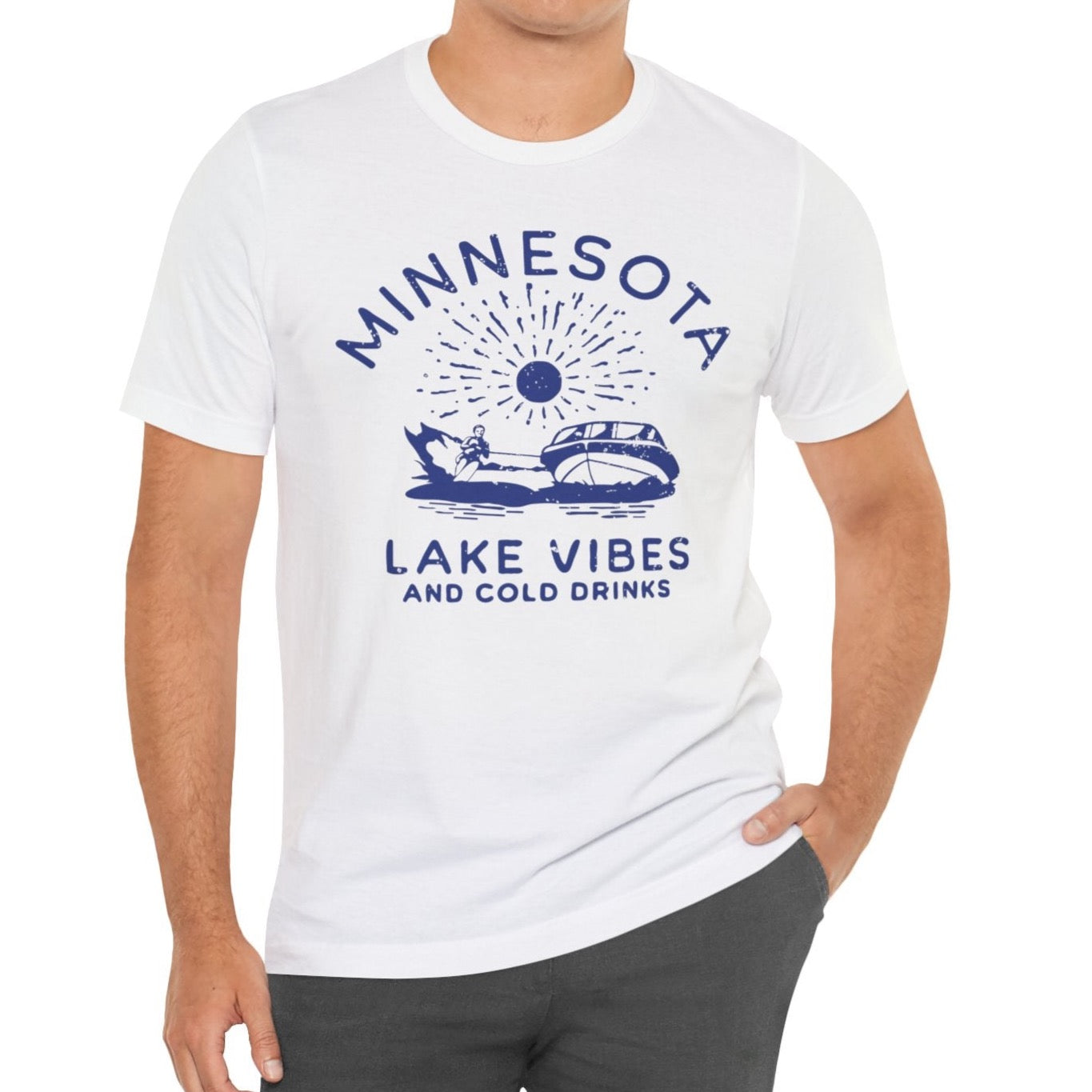 Minnesota Lake Vibes and Cold Drinks | Tee