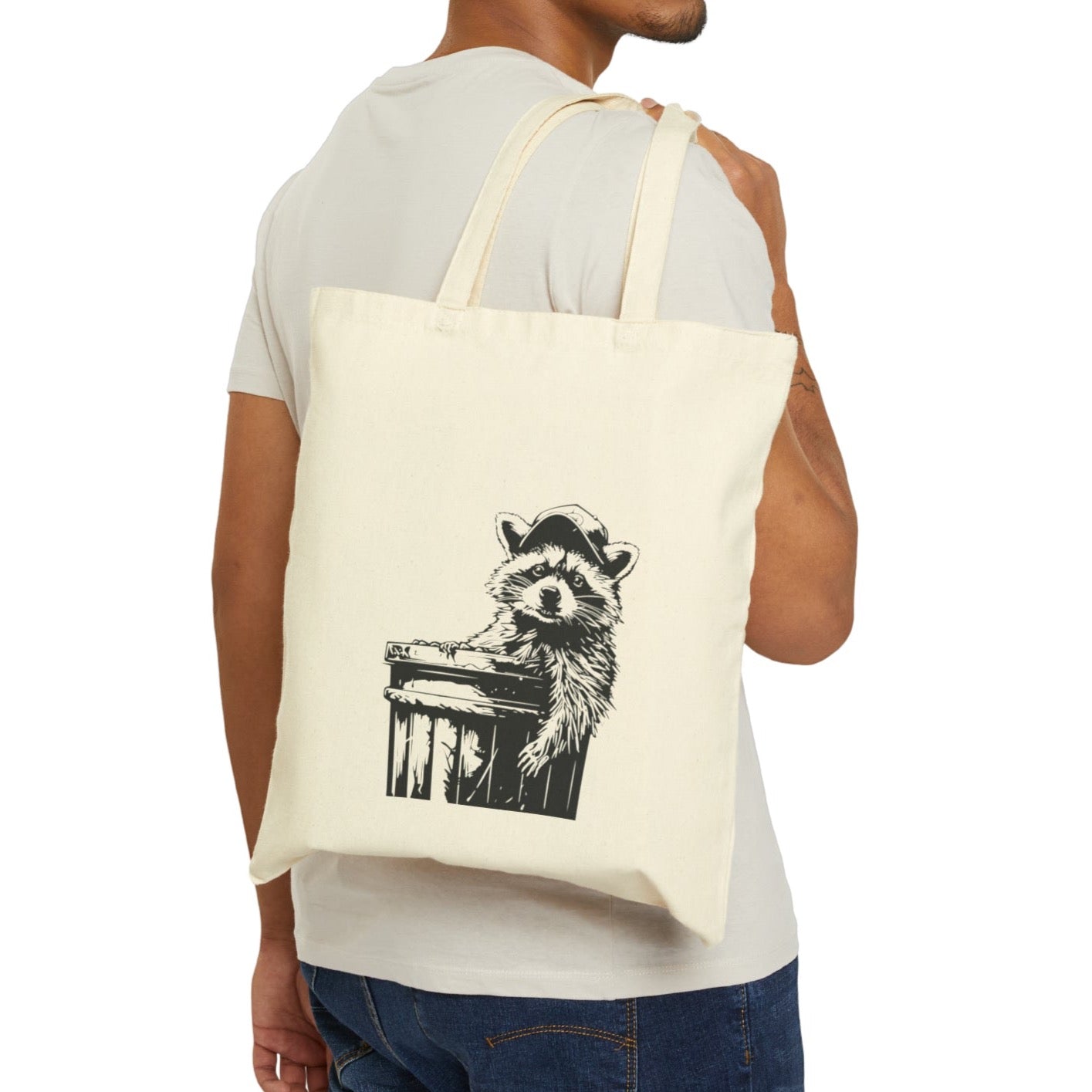Ricky The Raccoon - Canvas Tote Bag