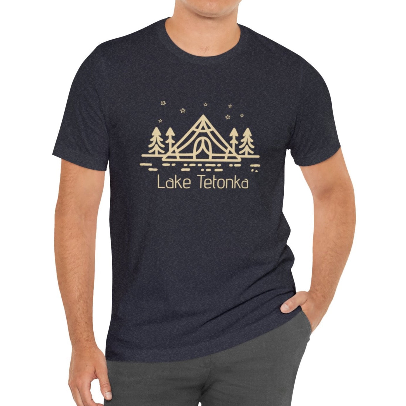 Lake Tetonka Tent and Stars | Tee