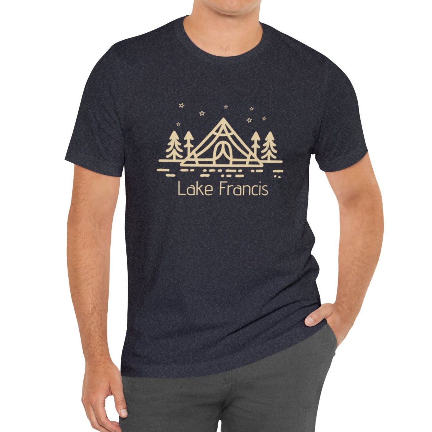 Lake Francis Tent and Stars | Tee