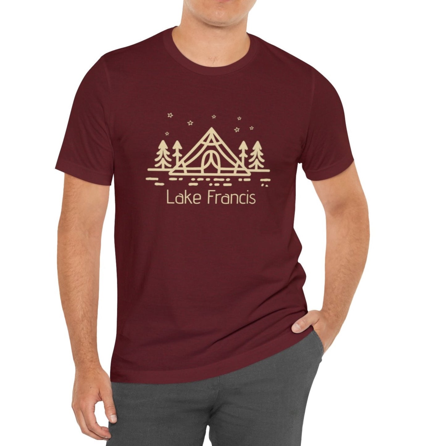 Lake Francis Tent and Stars | Tee