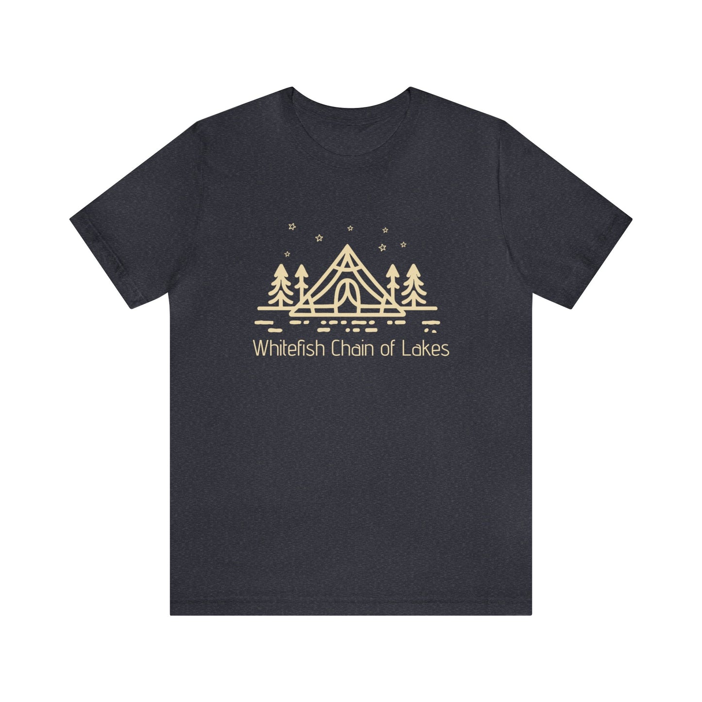 Whitefish Chain of Lakes Tent and Stars | Tee