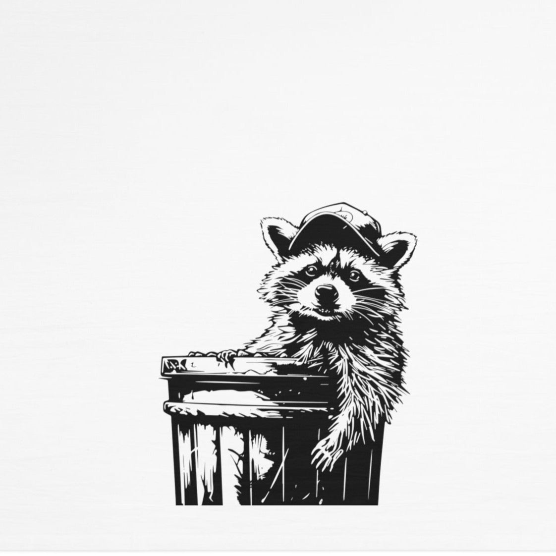 Ricky, the raccoon tea tall