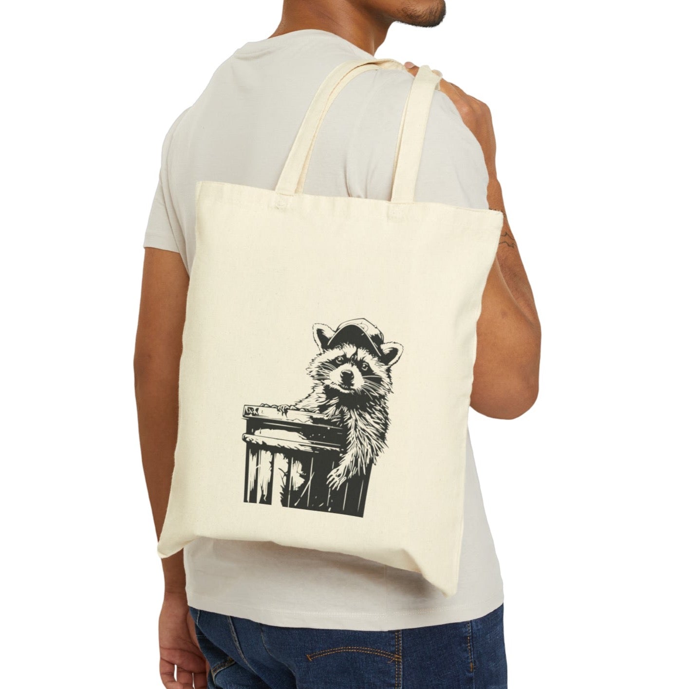Ricky The Raccoon -  Canvas Tote Bag