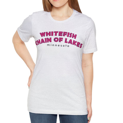 Pink Whitefish Chain Of Lakes | Tee