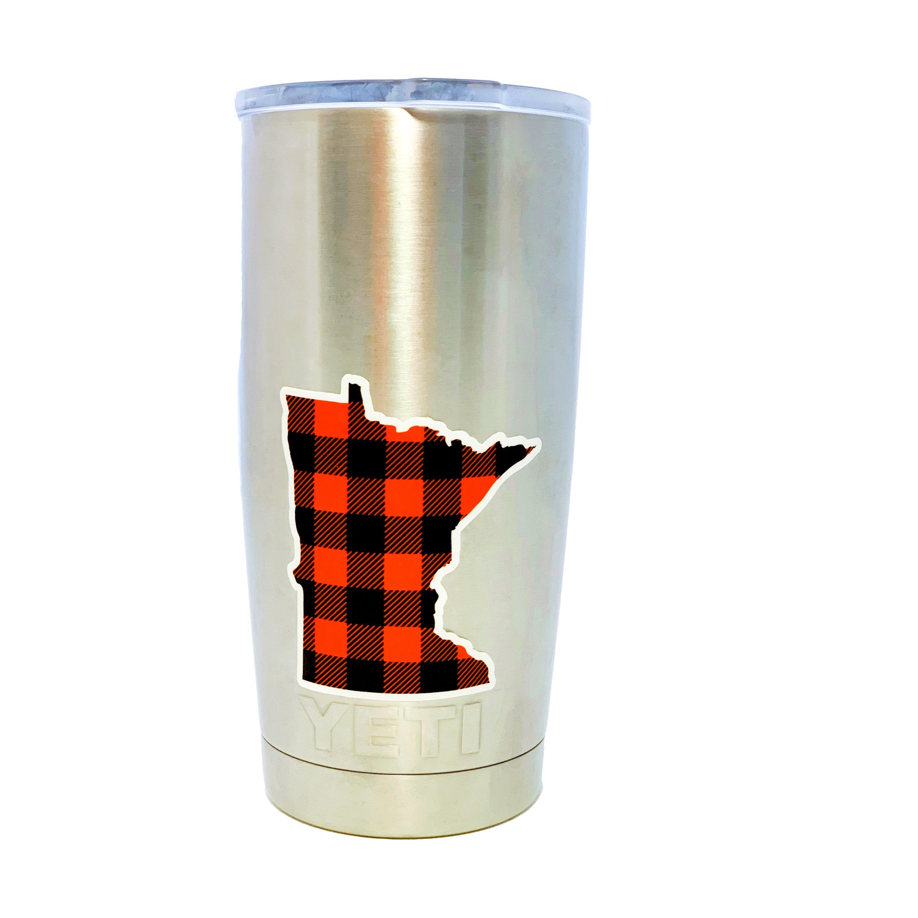 Buffalo Plaid Minnesota Sticker