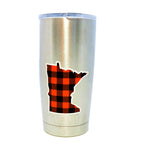 Buffalo Plaid Minnesota Sticker