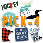Pick 4 - Lakes Co. - Stickers